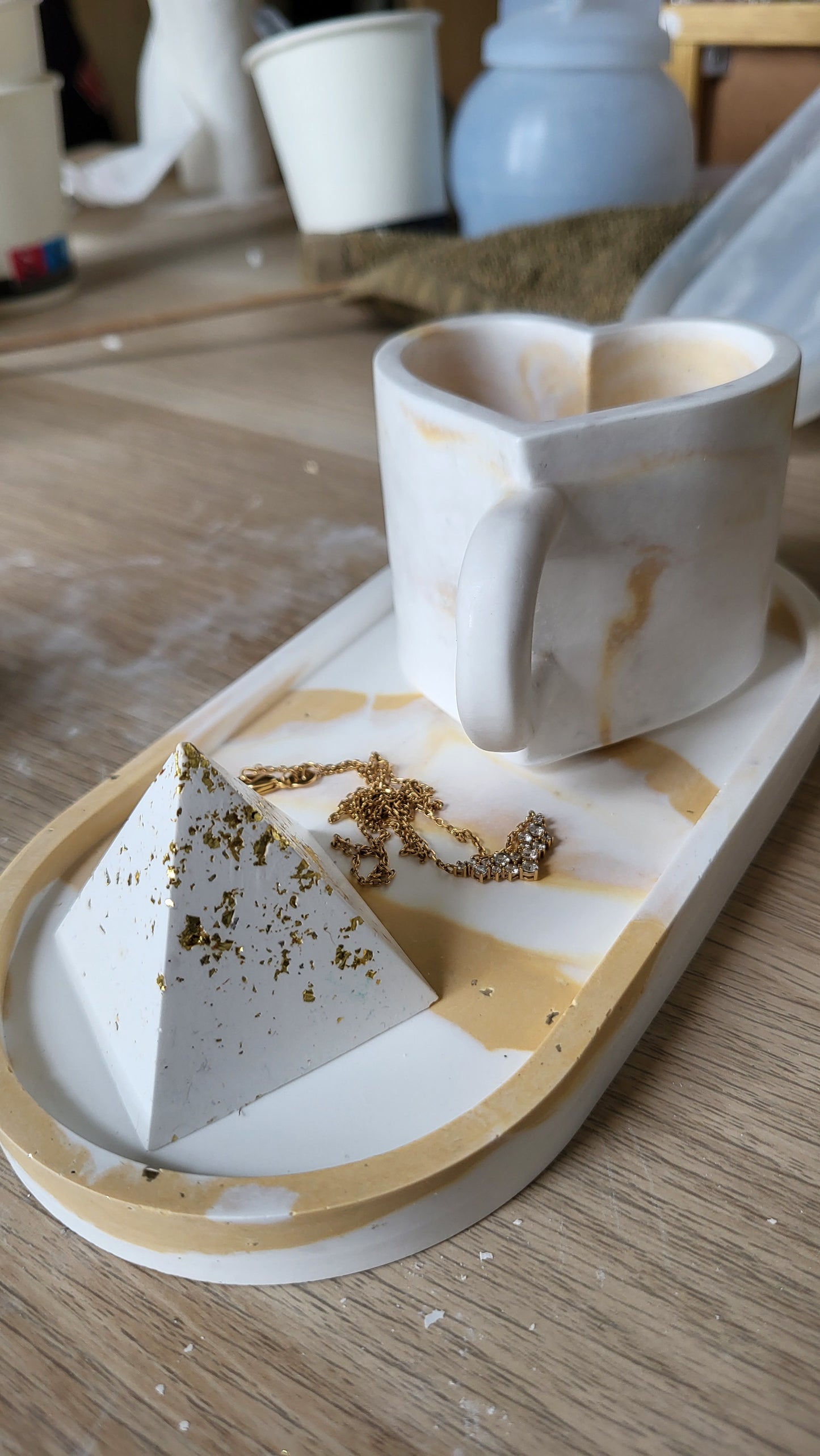 ✨ Sets en jesmonite – élégance artisanale pour votre intérieur ✨